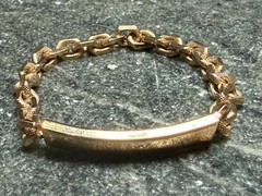 Vintage SPEIDEL Gold Tone ID Bracelet – Not Engraved
