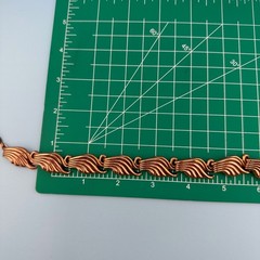 Vintage Renoir Necklace Copper Wing Shaped Links Adjustable 14″ to 18″ Signed