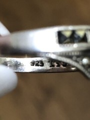 Estate Find .925 Amethyst and Markasite Ring