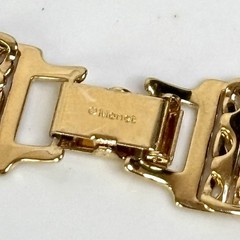 NWT Vintage 1960’s Monet Gold Plated Necklace Signed Original Vintage Price Tag