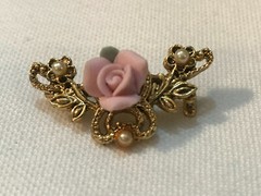 Brooches Hat Pin Charm Holder Charm Reindeer Owl Floral Rose Lot Of 9 Jewelry