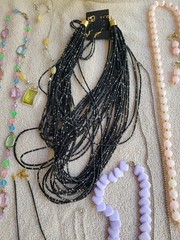 #B VINTAGE LOT OF 28 pcs. OF MIXED JEWLERY NECKLACES EARRINGS. FROM LOCAL ESTATE