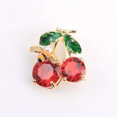 Personality, fashion high-end creativity cherry brooch Women Men Jewelry Gift