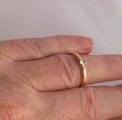 Vintage Jewellery Gold Ring size P Jewelry