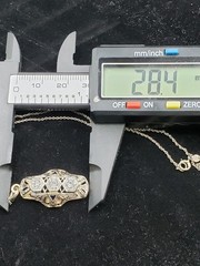 White Gold Pendant And Necklace