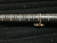 Vintage 10k Yellow Gold Art Deco Diamond & Onyx Ring Sz 7.25 3 g
