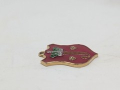 Vintage Juicy Couture Pendant Pink Crown J Initial Y2K