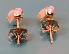 Vintage Opalite Genuine Teardrop Shape Opal 1/20-12KT Gold Filled Earrings