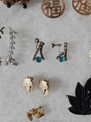 Vintage Earring Lot of 24 pairs. signed Coro