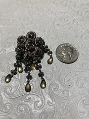 J Tostrup 830 Silver Solje Wedding Brooch Pin Victorian Antique Norway