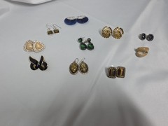 Lot of Costume Jewelry Earrings 10 Pair , Vintage Pieces from 1970’s 1980’s