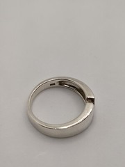 ACTM Vintage Sterling Silver .925 2mm Multi Gemstone Ring Size 7.5
