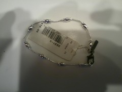 Lovely Silvertone Signed Napier Bracelet 7″ LONG