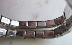 Y2K Italian Charm Bracelet DOUBLE ROW 9mm D’LinQ, Uberry, B’linQ, DISNEY