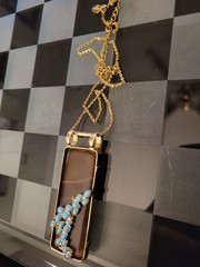 Vintage Sorelli Turquoise And Agate Statement Jewelry Set. 3 Piece Beautiful!