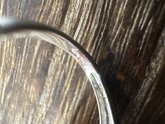 Vintage FAS Sterling Silver Real Diamond Half Filigree Eternity Band Ring 5.75