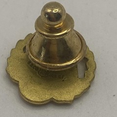Vintage B.B. Co IAM 50 Year Lapel Pin 10K Gold Filled Service Award Jewelry