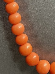 Antique Natural Satsuma Coral Almost Perfect Cascading 4.7mm-8.5mm