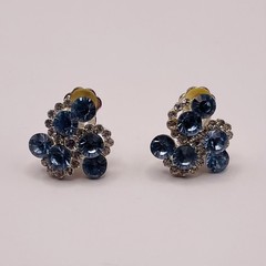 Vintage Clip On Earrings Lot Of 4, Midcentury To Late Century