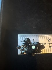 Juliana Book Piece. Black Navette, Chaton & Faceted Crystal Cha Cha Earrings