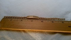 Vtg Speidel ID Identity Bracelet Engravable gold Chain link 6.25″ small classic