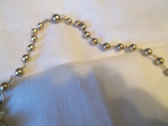 Vintage Thermoset Brown and Gold Tone 18 inch Necklace Circa 1950’s – 1960’s