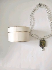 RARE Maximal Art Double Strand Necklace John Wind Patriotic Americana July 4th