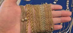 Vintage Mod Necklace Lot Of 62.dainty.simple.26 Signed Monet Avon Trifari J.crew