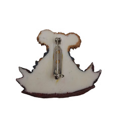 Boyds Bear Bearwear Chandler Light a Candle Brooch Pin Retired Vintage #26025