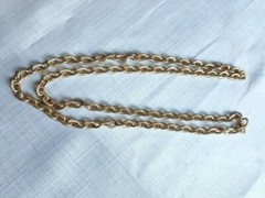 Vintage Gold Tone Chain Necklace 32 Inches. As Pictured -VM70