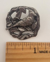 Lot of 10 Vintage Brooches JJ, K&T, Avon, Birds & Blooms & Unmarked