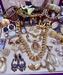 Vintage Estate Costume Jewelry Lot! AVON, MONET and more!