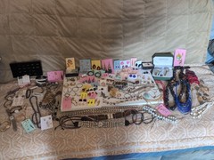 Huge Junk Drawer Lot Mixed Vintage To Now Jewelry Pieces Parts Crafts Repair #1