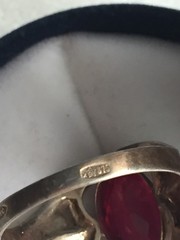 Rings silver 875 gold Plated Russian Soviet Silver vintage USSR old