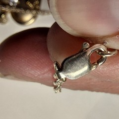 Vtg GORHAM STERLING Heart Pendant Peace Dove IOB COA Serenity Prayer EUC 🙏