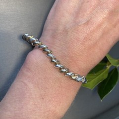 Vintage Saint Marco Bracelet Estate Fine Jewelry Pre-Owned Sterling Silver Italy