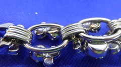 JULIANA 5 LINK BLACK DIAMOND &CLEAR RHINESTONE PARUE SET