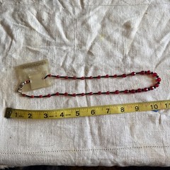 VTG Colorful Glass Metal And Plastic Bead Necklace,26”