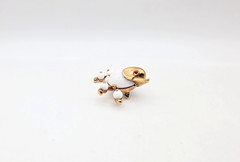 VINTAGE TRIFARI ALFRED PHILIPPE WHITE BEADED FRENCH POODLE DOG PIN/BROOCH AS IS!