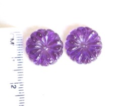 Vintage Amethyst Flower Jackets For Earrings Use With Any Studs You own
