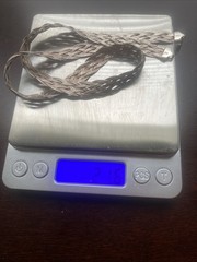 Vintage SU 925 Sterling Silver Braided Herringbone Woven Mesh Necklace 18” X 13m