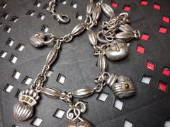 Vintage 18 Inch Heavy Brighton Heart Necklace