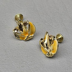 Vintage Modern Rhinestone Earring Lot of 9 Lisner West Germany Laguna