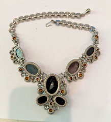 SELRO SELINI VINTAGE CONFETTI STATEMENT NECKLACE