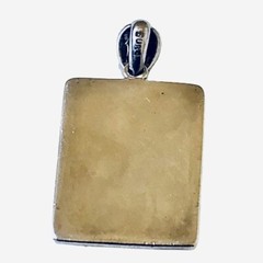 DBJ Sterling Silver Vintage Pendant Marcasite Mother of Pearl Heart