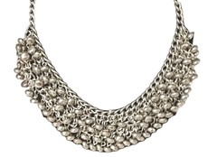 Vintage Cleopatra Egyptian Revival Style Necklace Collar Bib Fit Hippie 1970s