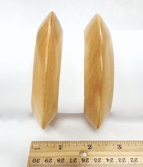 VINTAGE HONG KONG OLIVE MARBLE ACRYLIC 18mm. WIDE BANGLE BRACELET V734