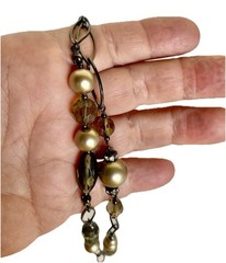 Vintage Carol Lee Faux Pearl Necklace, 35″ Long