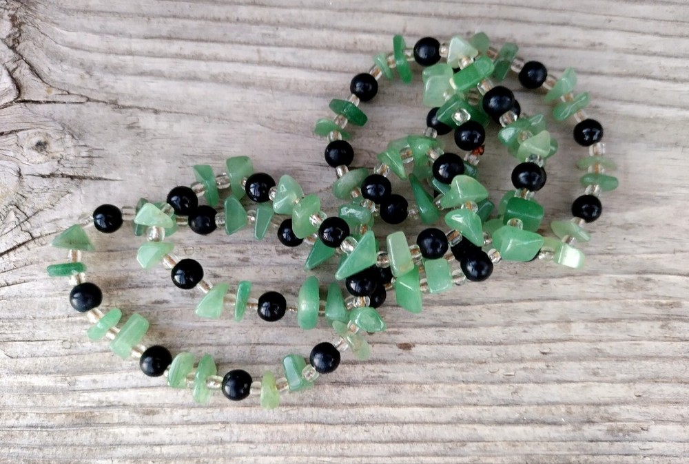 Vintage nephritis necklace