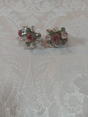 Vintage 1960’s Floral Parure Signed Vendome. This Is A Set of 5 Pieces. As Shown